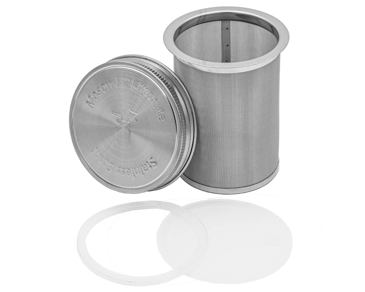 Cold Brew Tea Maker Stainless Steel Filter With Lid for Mason Jars